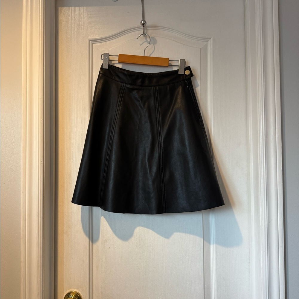 H&M Black A-Line Skirt